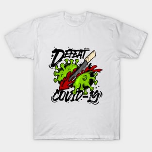 Defeat corona virus T-Shirt